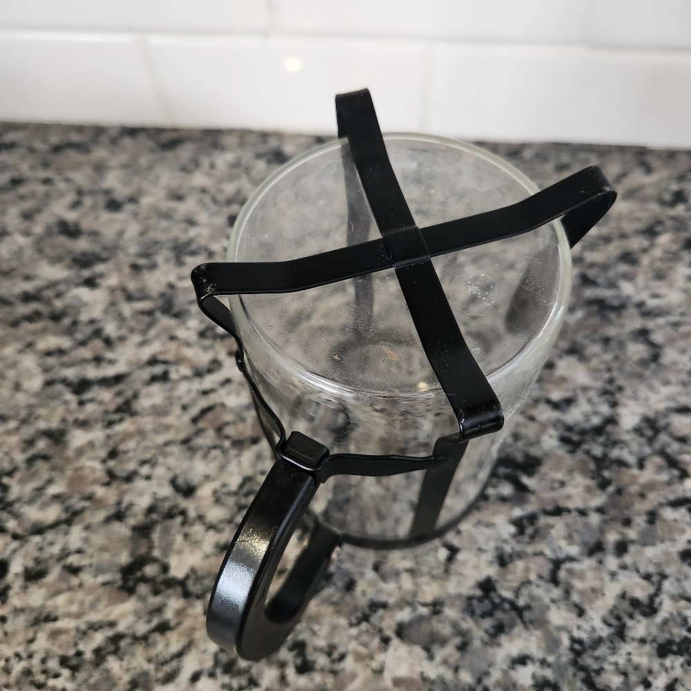 Glass & Metal French Press Coffee Maker - Picture 5 of 5